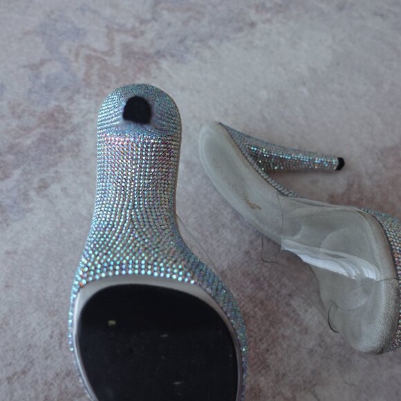 Dancer/Competition Sandal Heel Shoes - Picture 10 of 11